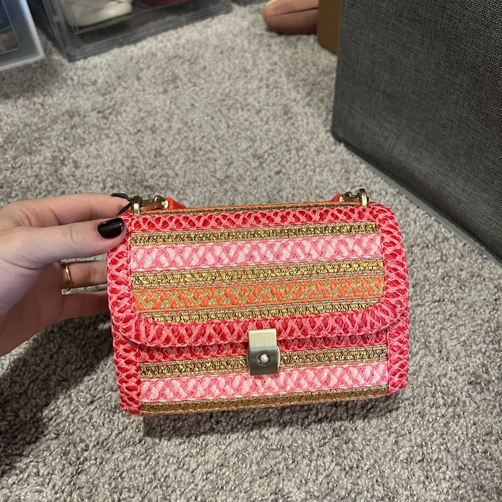 Brand new Eric Javitz straw handbag